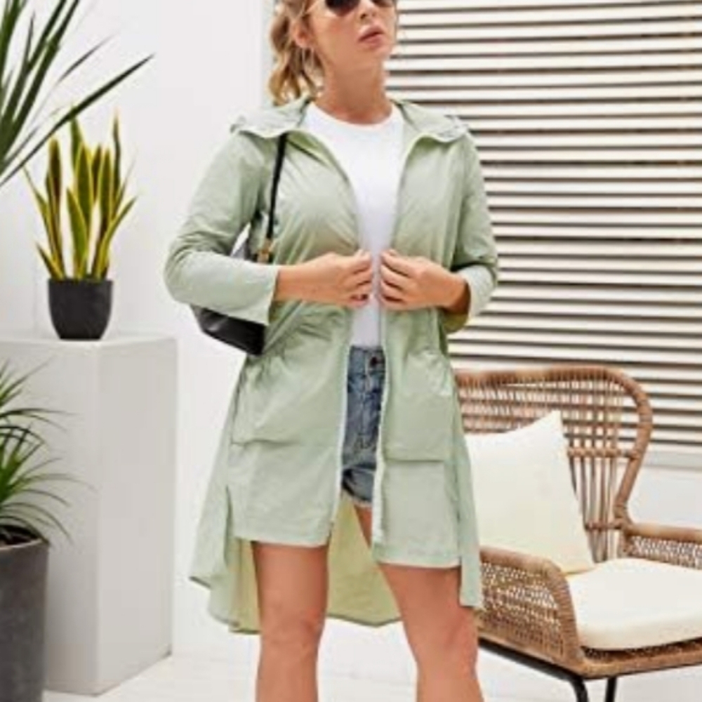 Spanye Women's Long Sleeve Lightweight Spring/Summer Hoodie Jacket - NWT